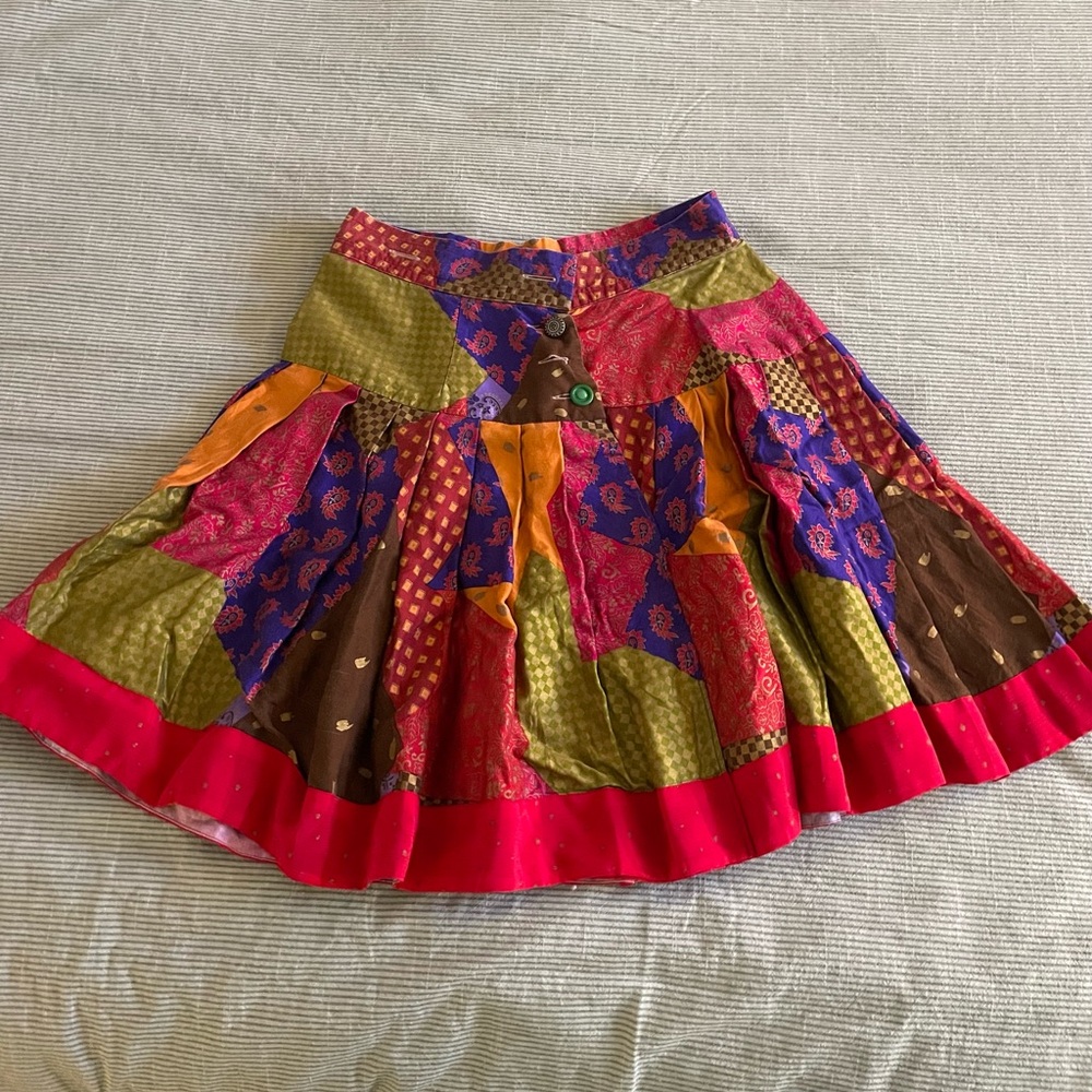 Colorful Patchwork Women's Skirt